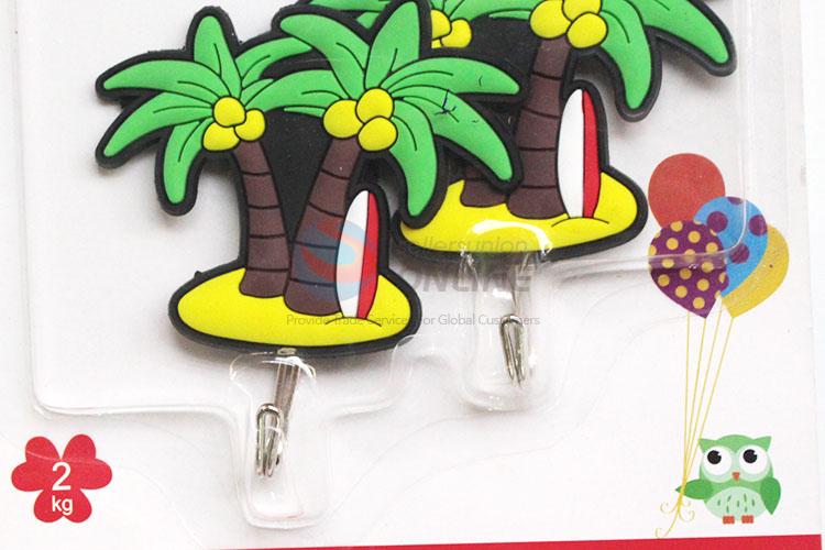 Latest Coconut Tree Shape Adhesive Hooks Household Hanger