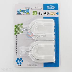 New Arrival 2pcs White Adhesive Hooks for Sale