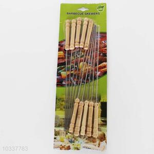 10Pcs BBQ Tools Metal Skewer Sticks