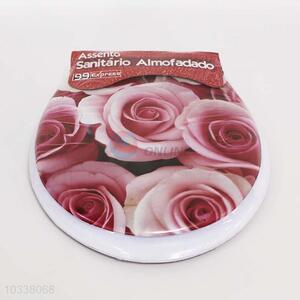 Delicate high quality rose printed <em>toilet</em> <em>seat</em>