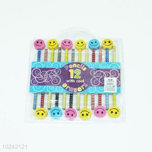 Lovely smile pattern pencil_12 Pcs