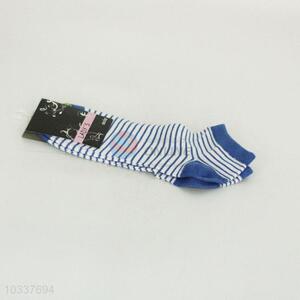 High Quality Stripe Breathable Cotton Sock