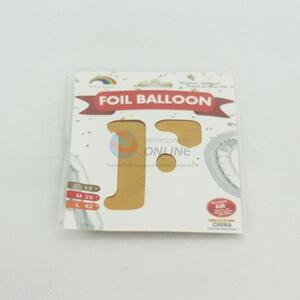 Pretty Cute Alphabet F Shaped Balloon 17