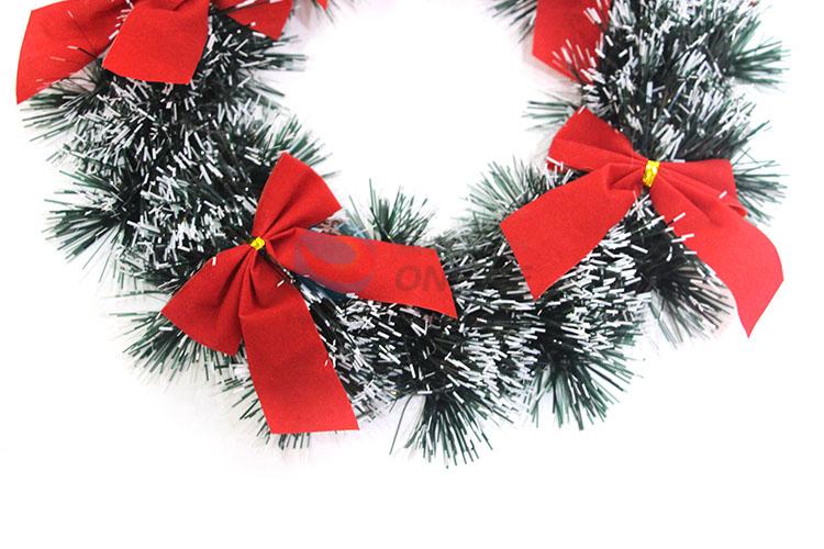 Wholesale Supplies Christmas Garland with Bowknot for Sale