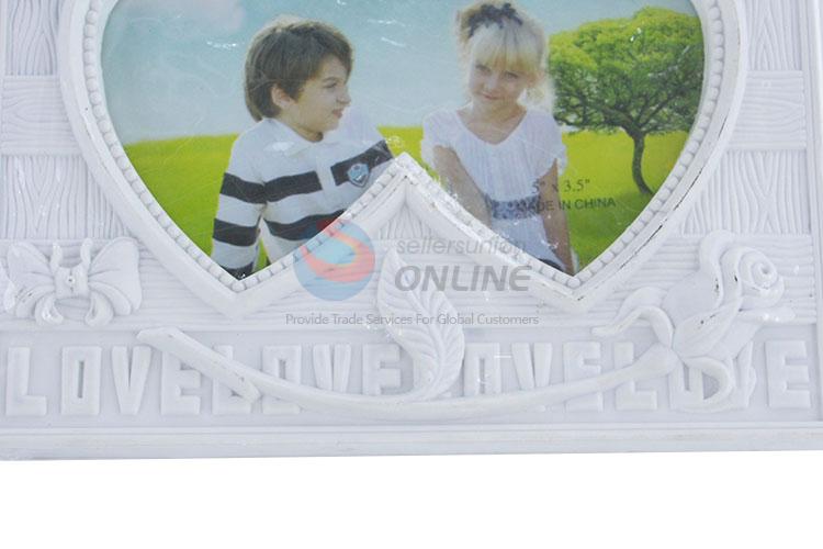 Wholesale White Heart Photo Frame for Sale