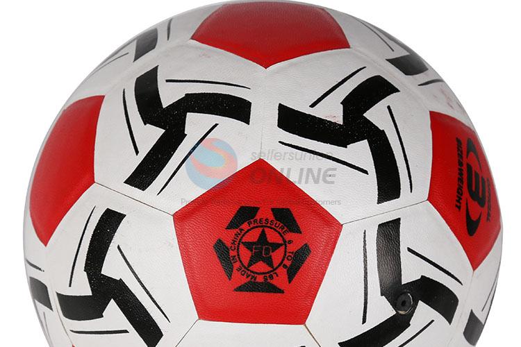 Size 3 star printed pvc training football /soccer ball