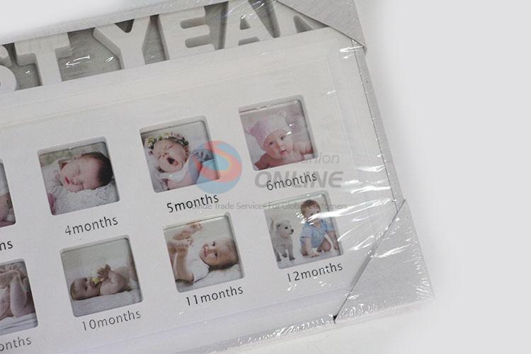 New Useful 1 Set Infant Baby One Year Grown Picture Frame