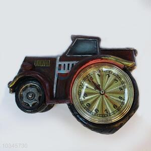 Exquisite tractor craft clock