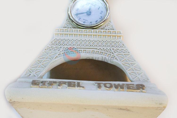 Cute design Eiffel Tower modelling craft clock