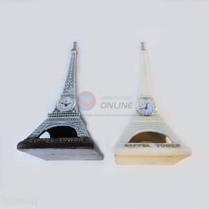 Cute design Eiffel Tower modelling craft clock