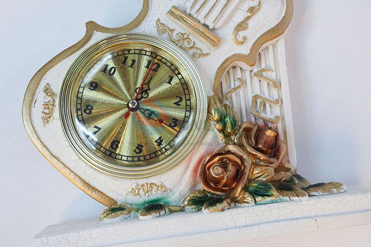 Fashion design violin craft clock