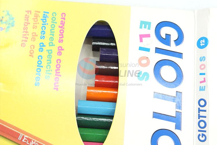 Wholesale Nice 12pcs Nox-Toxic Colored Pencils for Sale