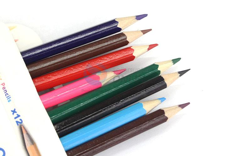 Factory Supply 12pcs Nox-Toxic Colored Pencils for Sale