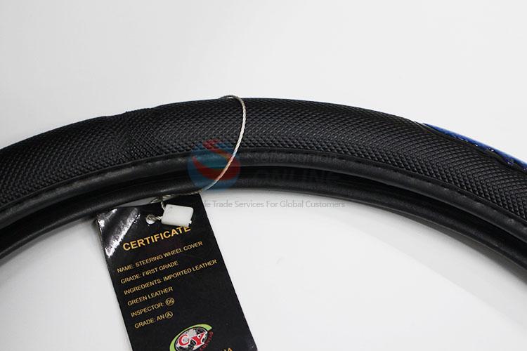 Luxury material heated leather car steering wheel cover