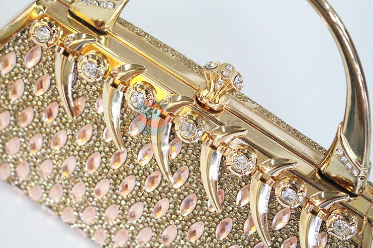 Wholesale Lady Evening Metallic Clutch Handbag