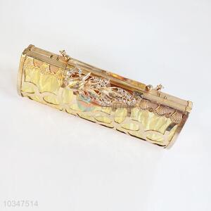 New design crystal long clutch evening bag