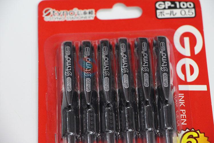 Fashion black gel pen