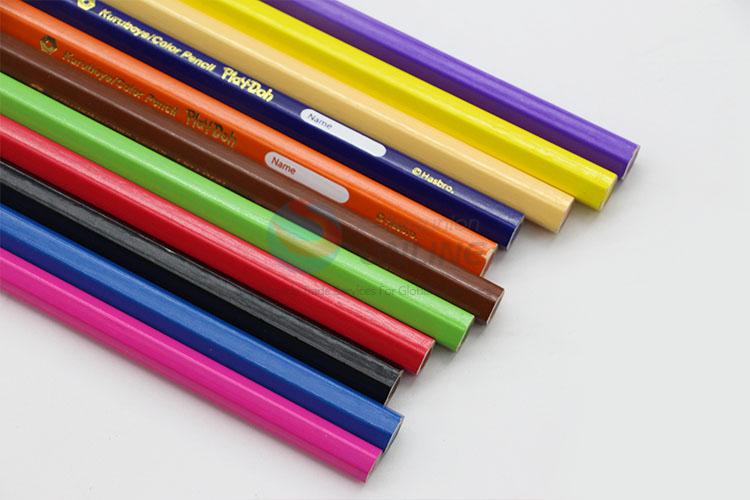 Promotional Wholesale 12 Colors Drawing Pencil