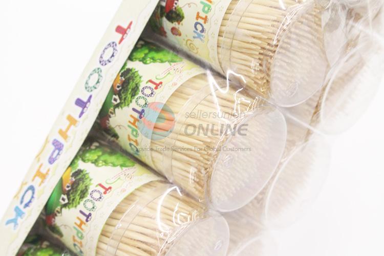 Wholesale promotional custom bamboo toothpicks