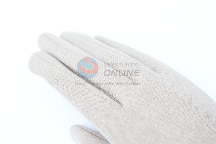 Delicate design good quality women winter warm gloves