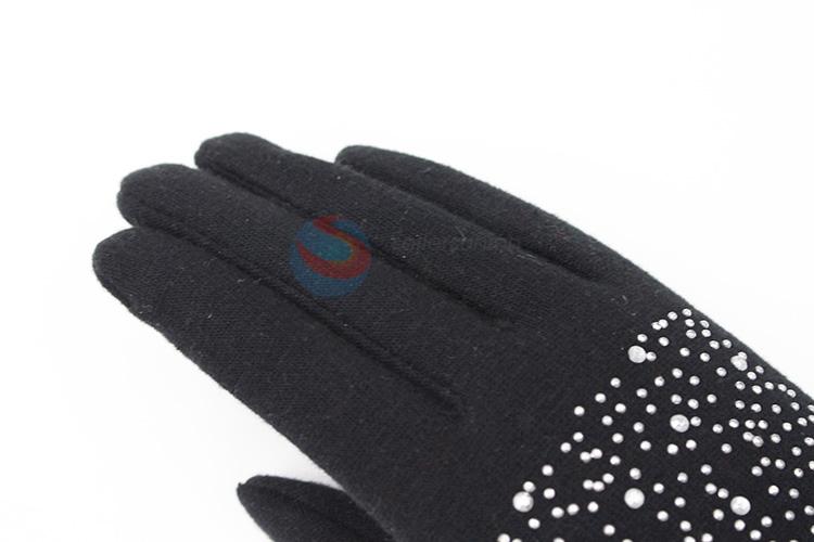 Fancy design hot selling women winter warm gloves