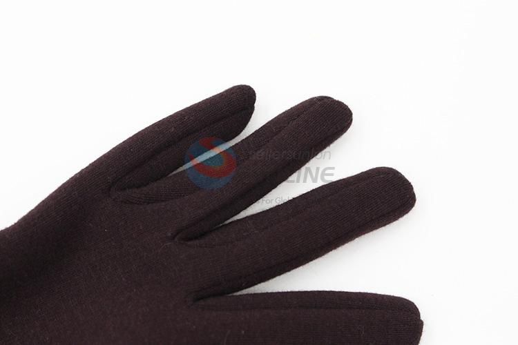 Recent design hot selling women winter warm gloves