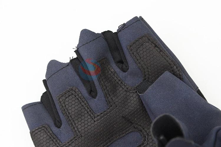 Classic popular design men winter half-finger gloves