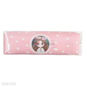 High Quality Printed Pu Leather Pen Bag,Pink