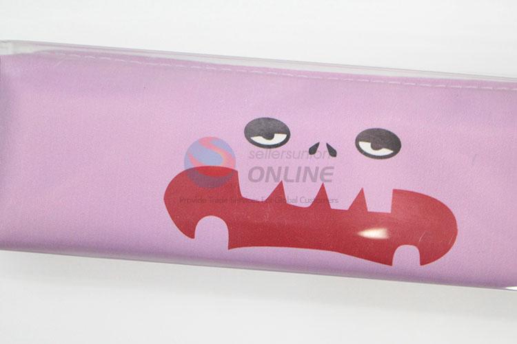 Latest Style Lovely Printed Pu Leather Pen Bag