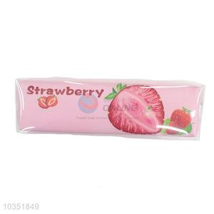 Customized New Fashion Strawberry Printed Pencil Bag