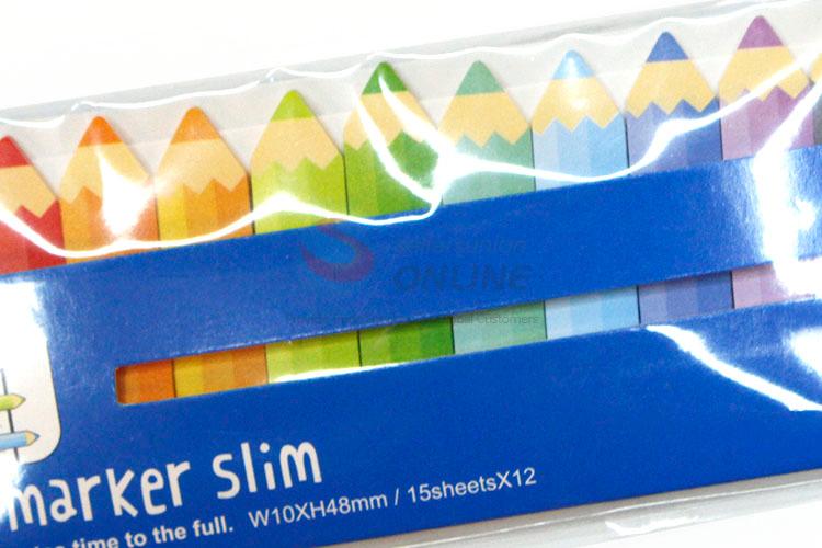 High Quality Pencil Pattern Sticky Note Sticky Label