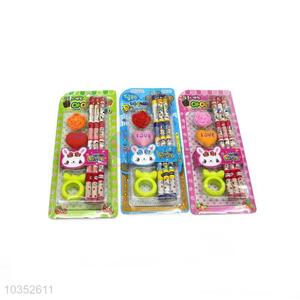 Beautiful Nice  Cartoon Pen and Rubber/Eraser Set for Student