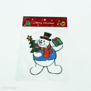 Snowman wall sticker festival decoration window sticker glass door sticker