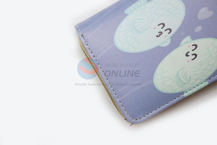 Latest Design Female Card Holder Casual Zip Ladies Clutch PU Wallet