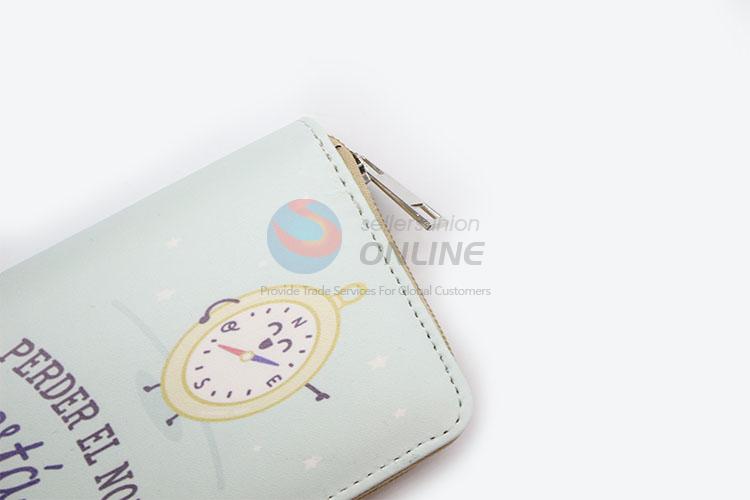 Special Design Female Card Holder Casual Zip Ladies Clutch PU Wallet