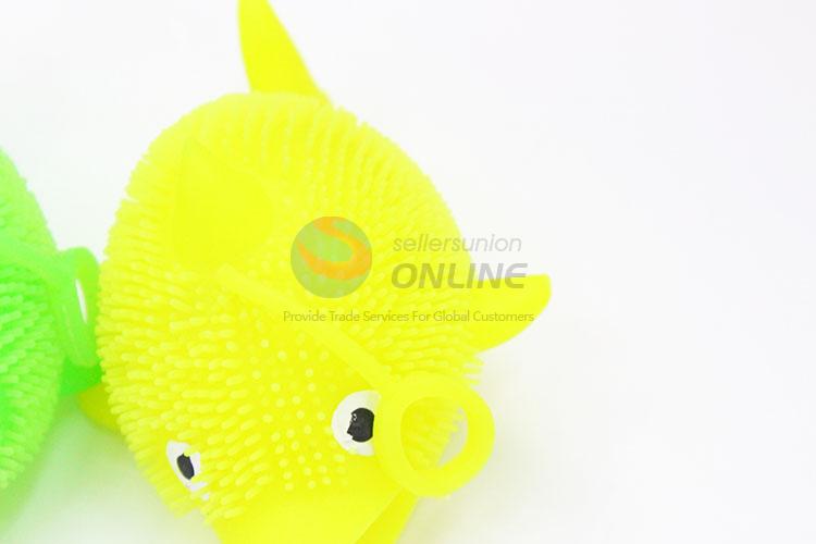 Shark Design Colorful Flash Puffer Ball for Kids Toy