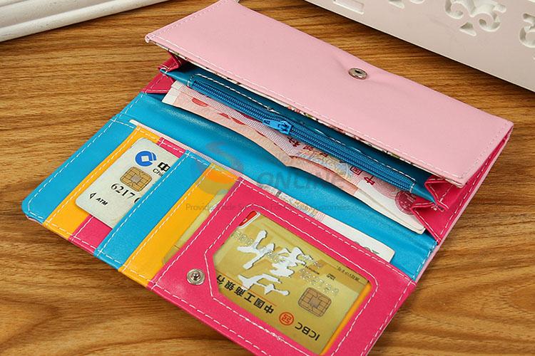 Cartoon Design Pu Card Holder Ladies Wallet