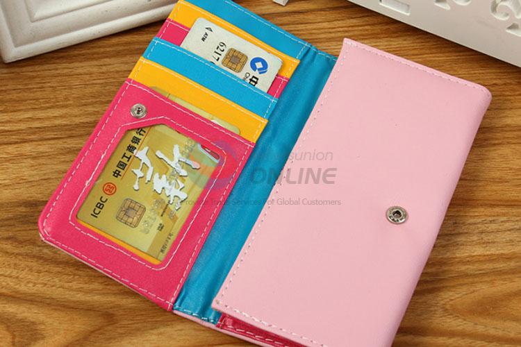 Cartoon Design Pu Card Holder Ladies Wallet