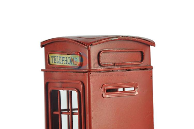 Low price new arrival England Lundon telephone booth model(money box)