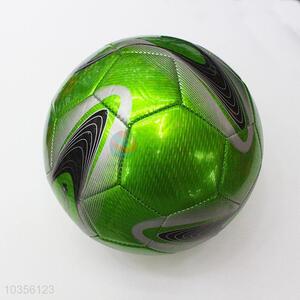 Laser Color Soccer Football with Rubber Bladder