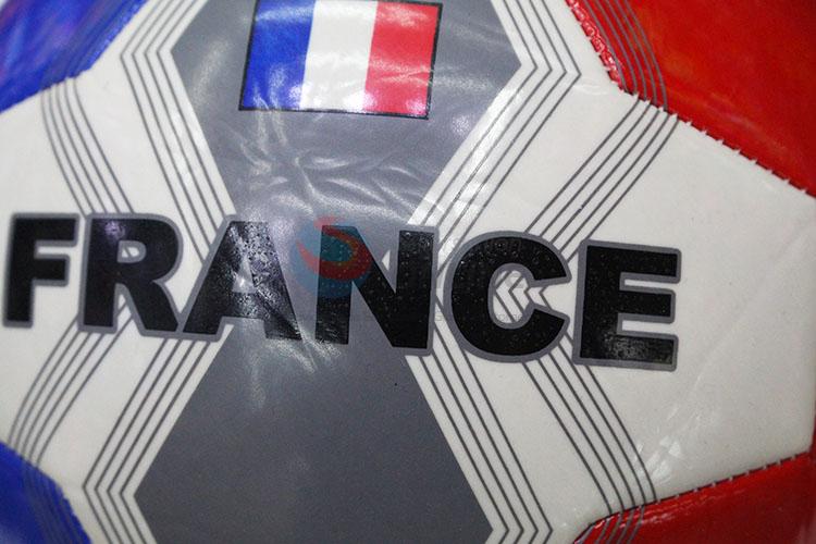 France PU Training Game Soccer Football with Rubber Bladder