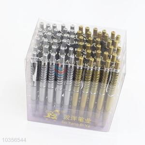 60 Pcs in PVC Box Plastic Ball Pens Office School Gifts