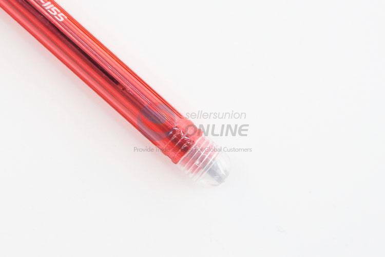 50 Pcs/Set Red Color Plastic Ballpoint Pen Office Supplies