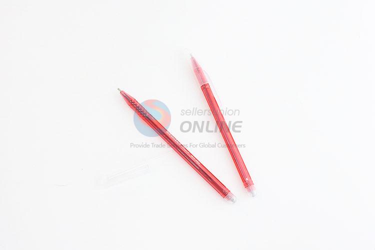 50 Pcs/Set Red Color Plastic Ballpoint Pen Office Supplies