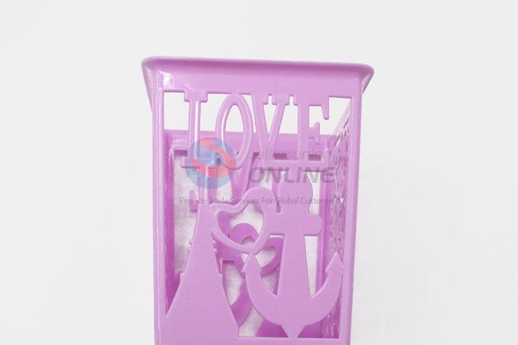 Wholesale Hollow Flower Design Mini Desk Ashcan Trash Can