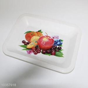 High quality white fruit plastic salver