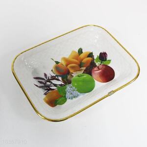 Fruit tray plastic plate for restaurant