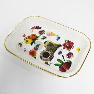 Fruit plates flower decorative plastic plates