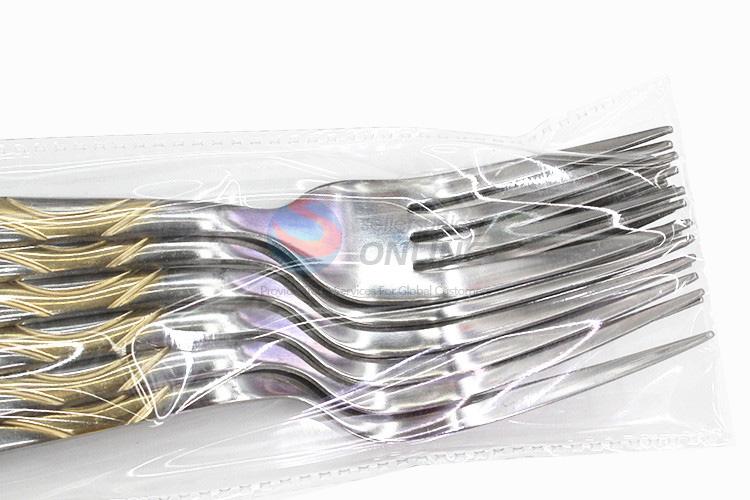 Bottom price hot selling stainless steel fork set