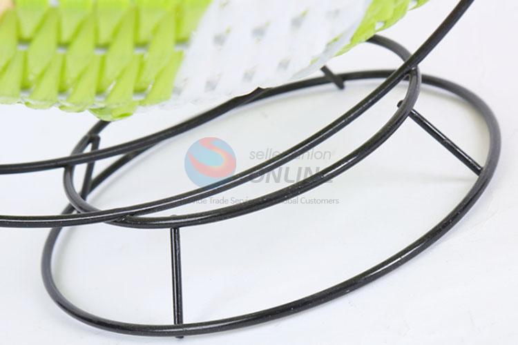 Fashion weaving cradle shaped fruit holder tray